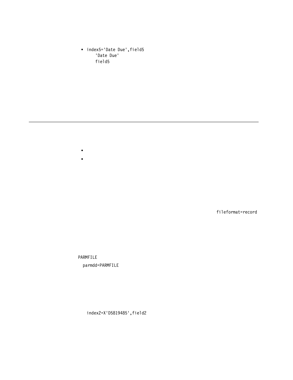 Using a parameter file with ebcdic input data | IBM S544-5285-01 User Manual | Page 78 / 255