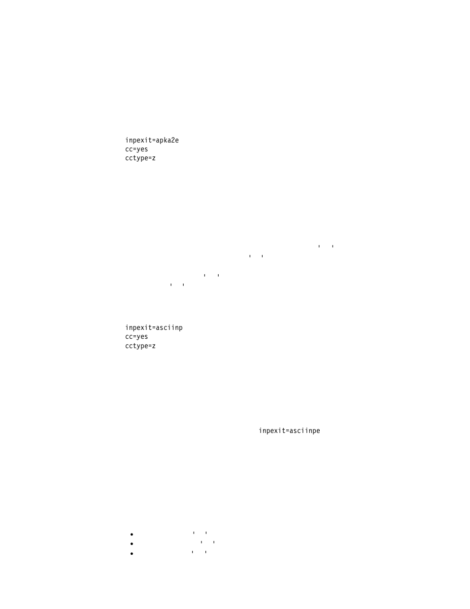 Using the acif user input record exits | IBM S544-5285-01 User Manual | Page 88 / 255