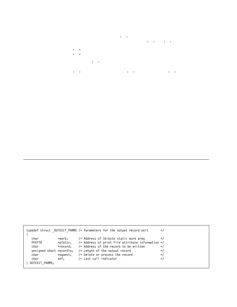 Output record exit | IBM S544-5285-01 User Manual | Page 90 / 255