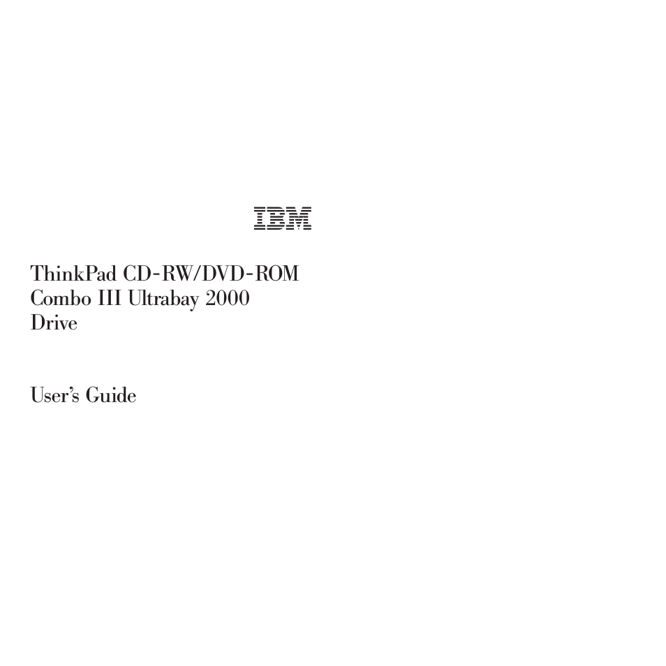 IBM ThinkPad 22P6982 User Manual | 42 pages