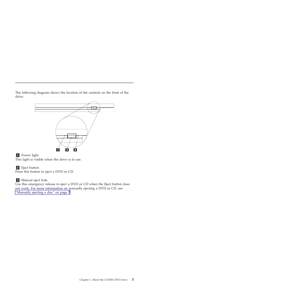 Locating the drive controls | IBM ThinkPad 22P6982 User Manual | Page 11 / 42