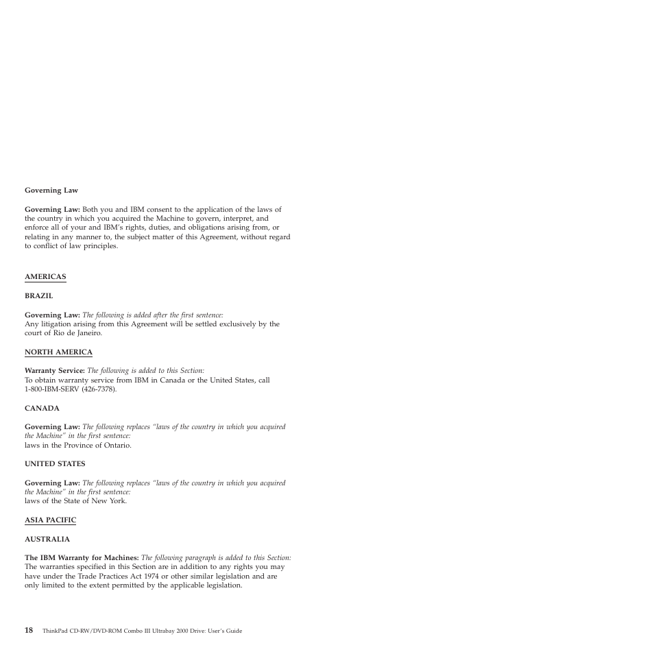 Part 2 - country-unique terms | IBM ThinkPad 22P6982 User Manual | Page 26 / 42