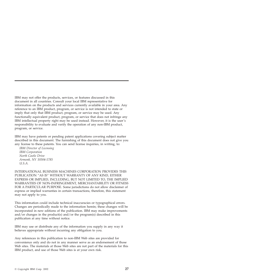 Appendix b. notices | IBM ThinkPad 22P6982 User Manual | Page 35 / 42