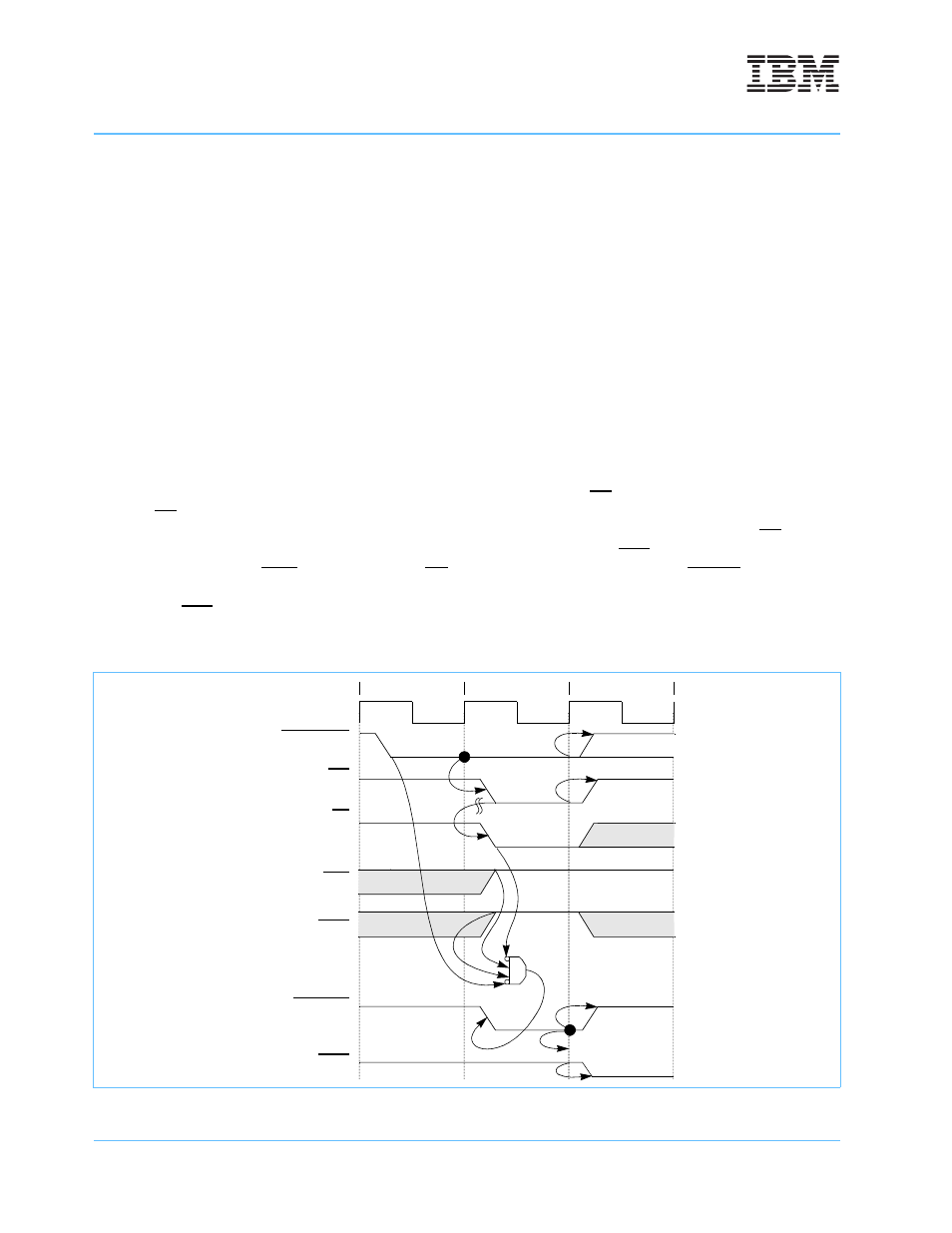2 speculative loads and conditional branches, 3 address-bus tenure, 1 address-bus arbitration | Figure 8-6, Address-bus arbitration | IBM POWERPC 750GL User Manual | Page 290 / 377