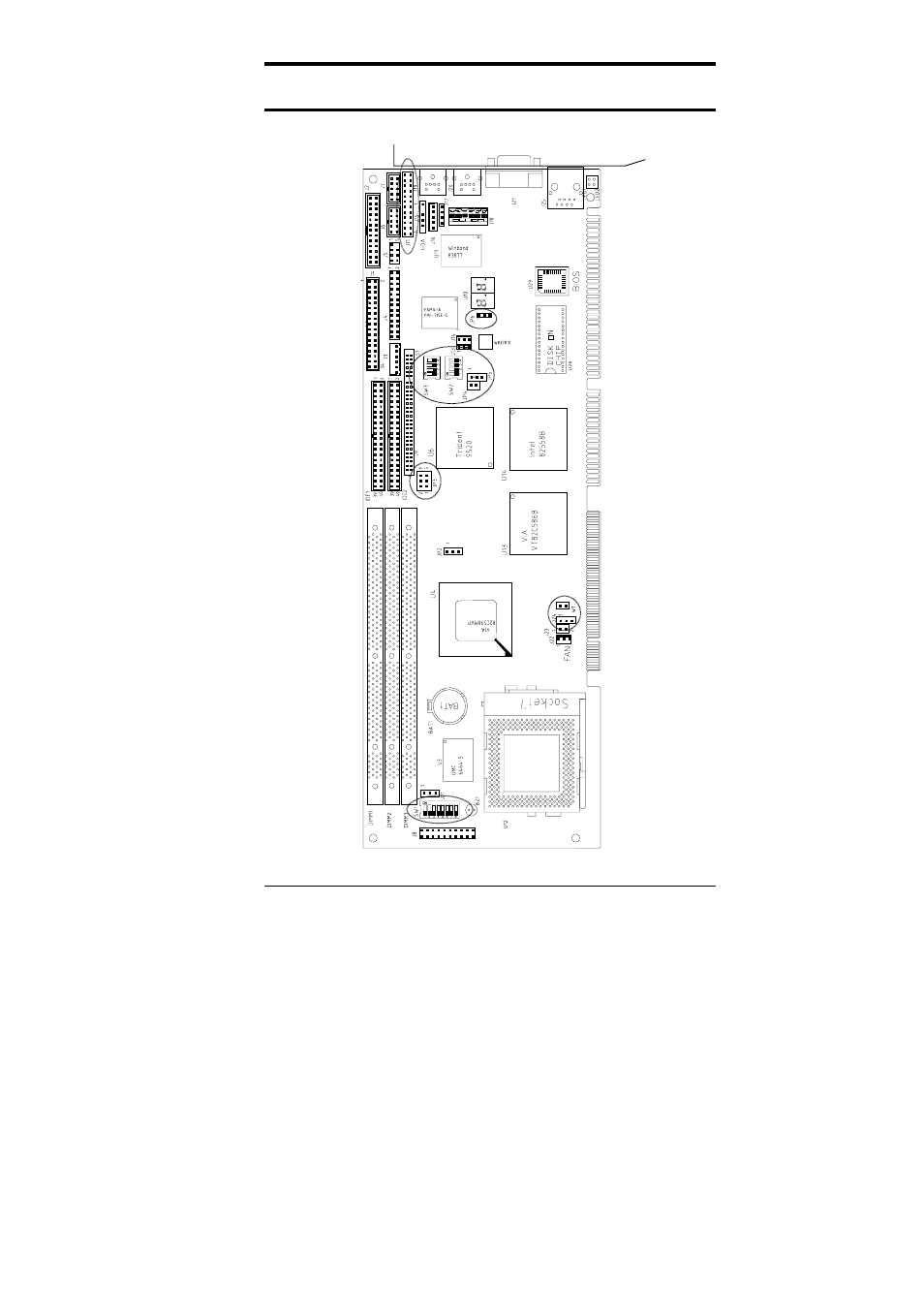 Jumper locations on the ci5vgm | IBM CI5VGM Series User Manual | Page 19 / 134