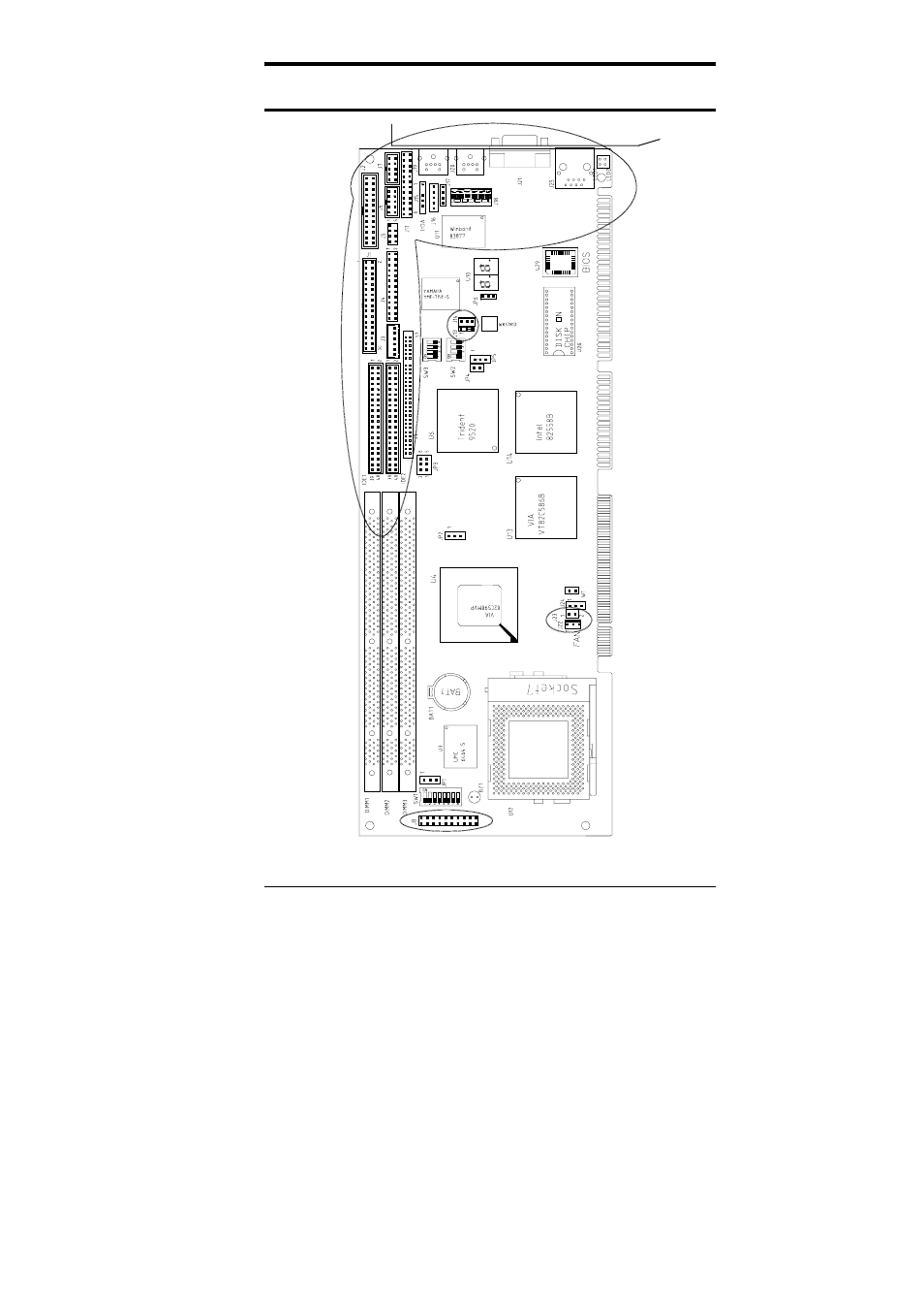 Connector locations on the ci5vgm | IBM CI5VGM Series User Manual | Page 29 / 134