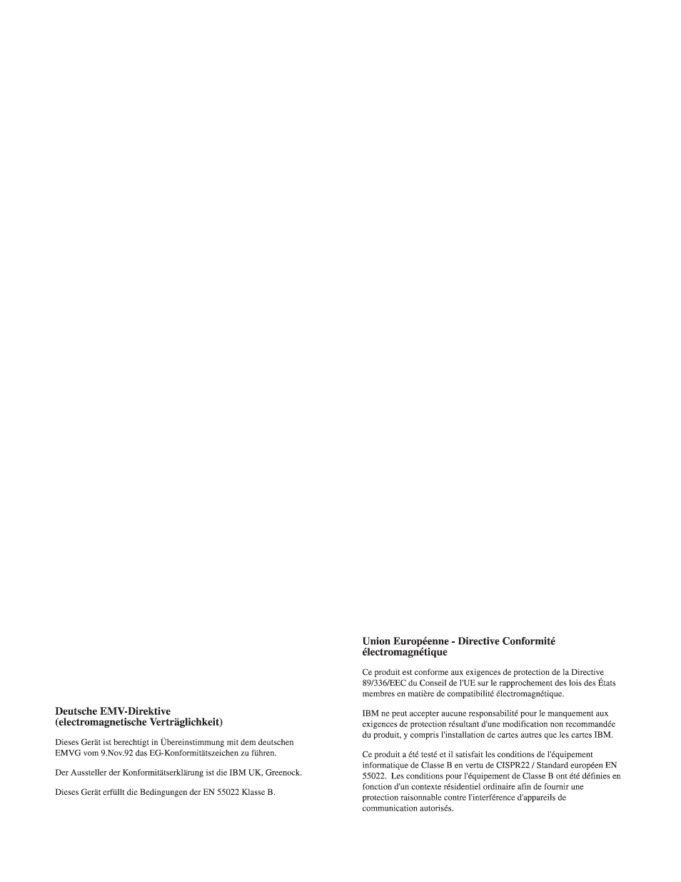 European union - emission directive | IBM 28L2234 User Manual | Page 63 / 66