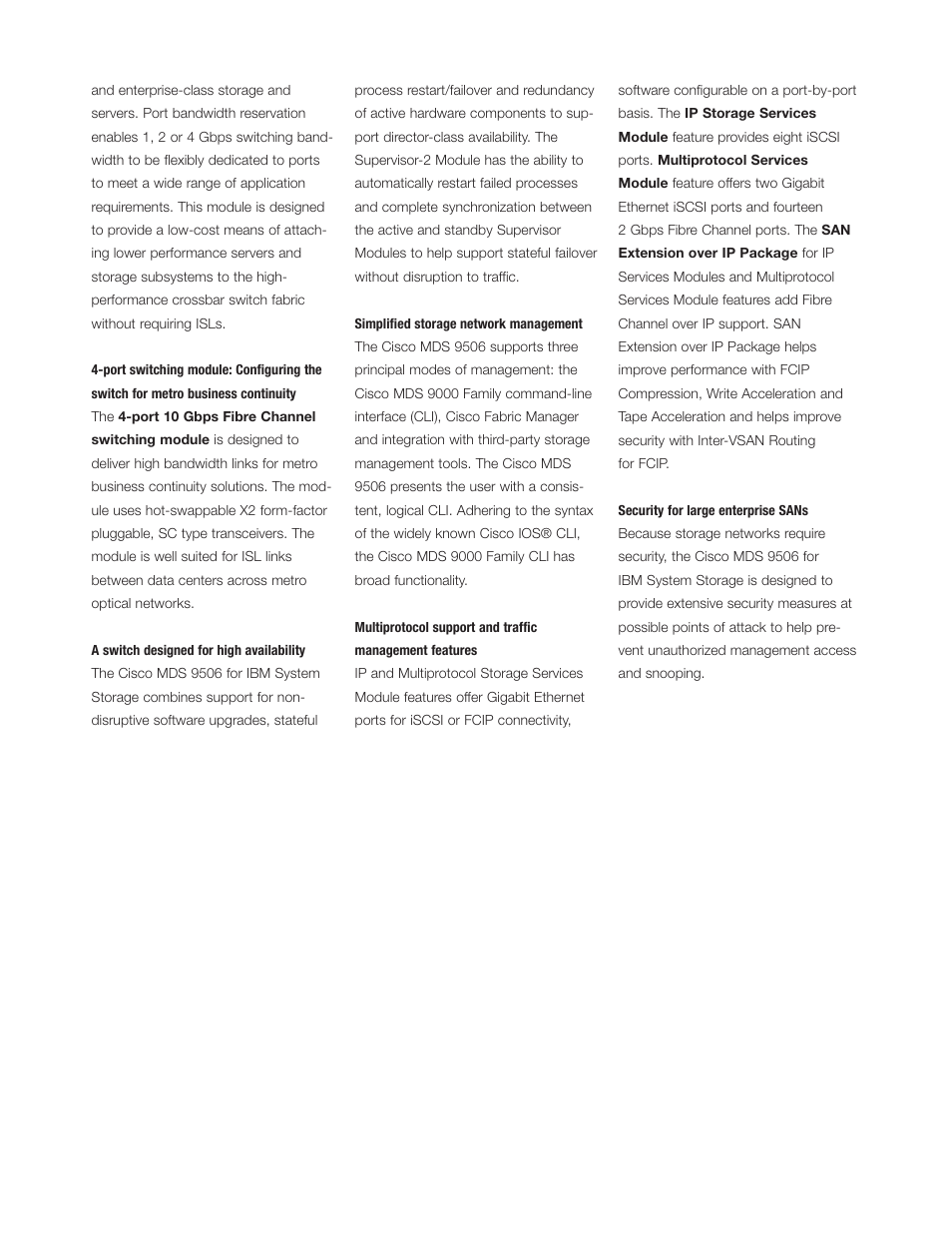 IBM Cisco MDS 9506 User Manual | Page 3 / 6