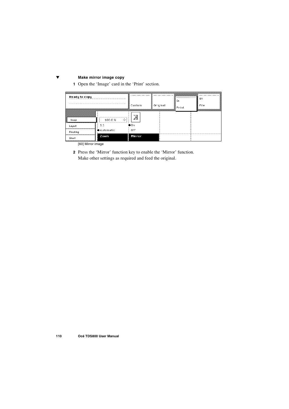 IBM Oce TDS800 User Manual | Page 110 / 281