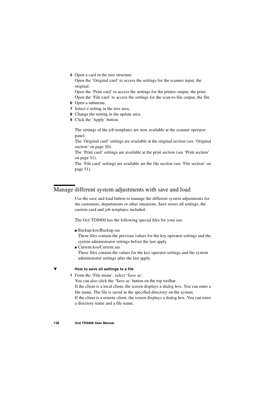 IBM Oce TDS800 User Manual | Page 138 / 281