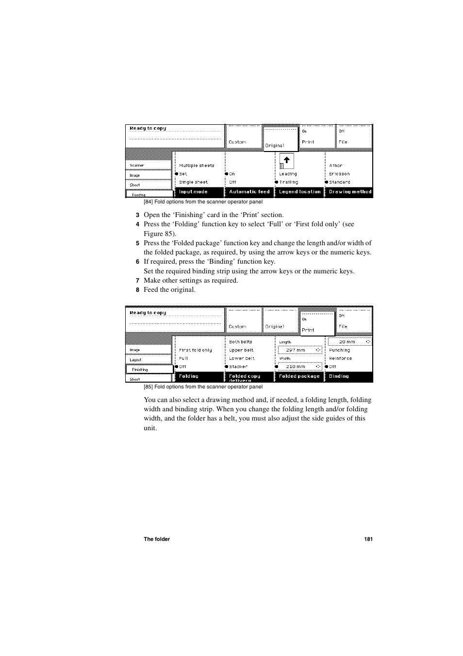 IBM Oce TDS800 User Manual | Page 181 / 281