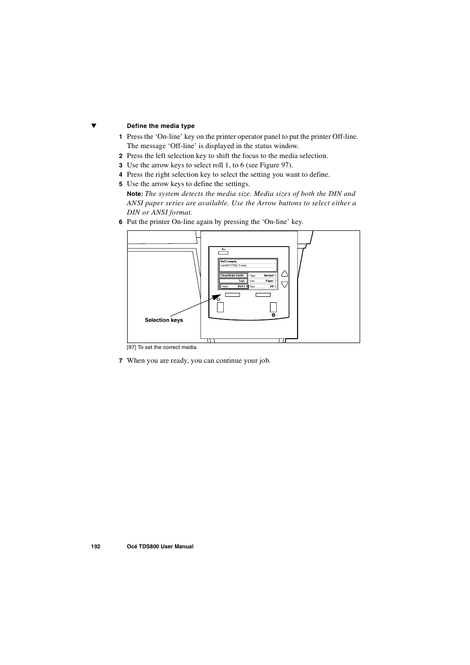 IBM Oce TDS800 User Manual | Page 192 / 281