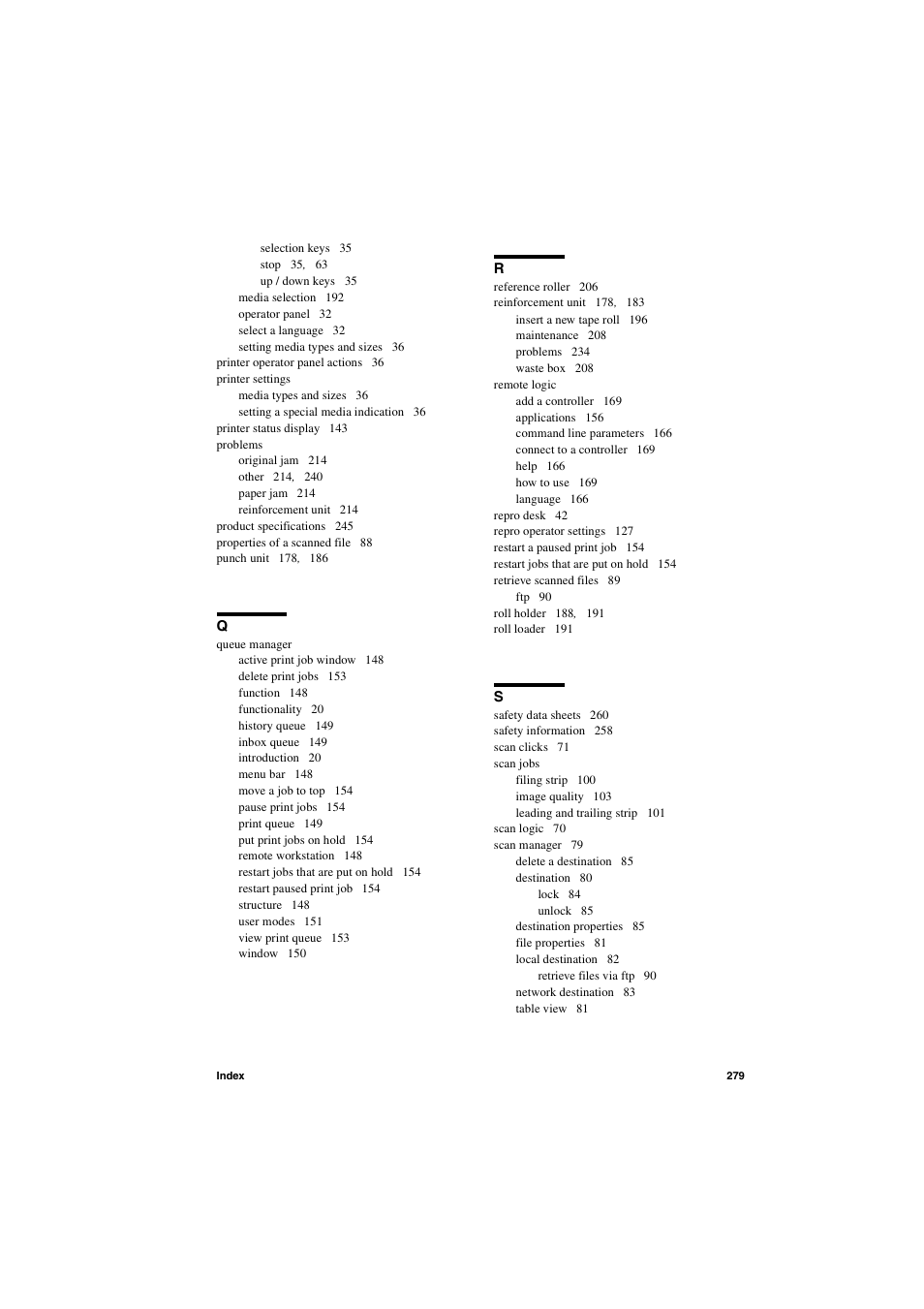 IBM Oce TDS800 User Manual | Page 279 / 281