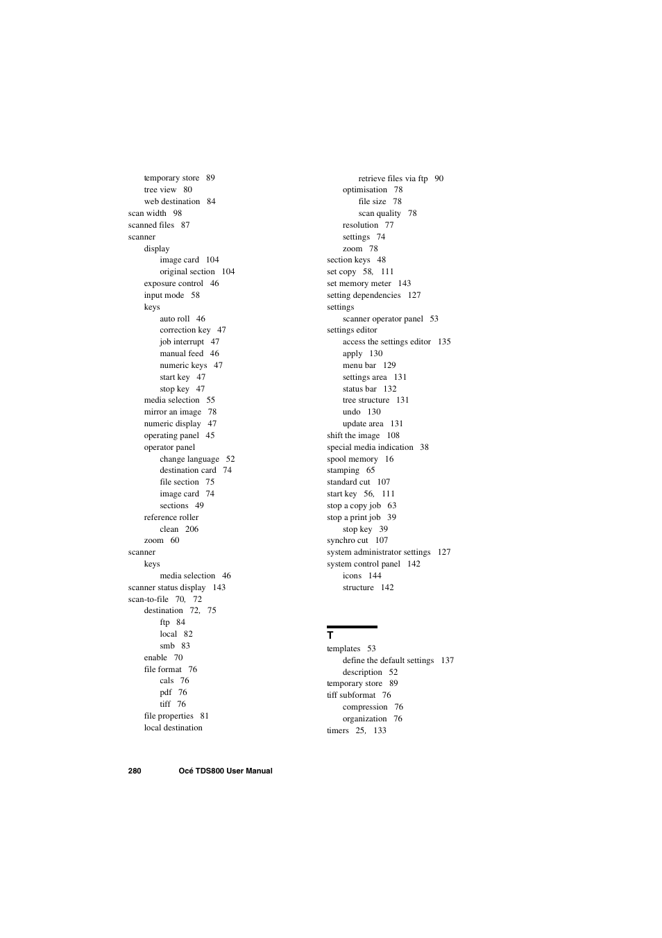 IBM Oce TDS800 User Manual | Page 280 / 281
