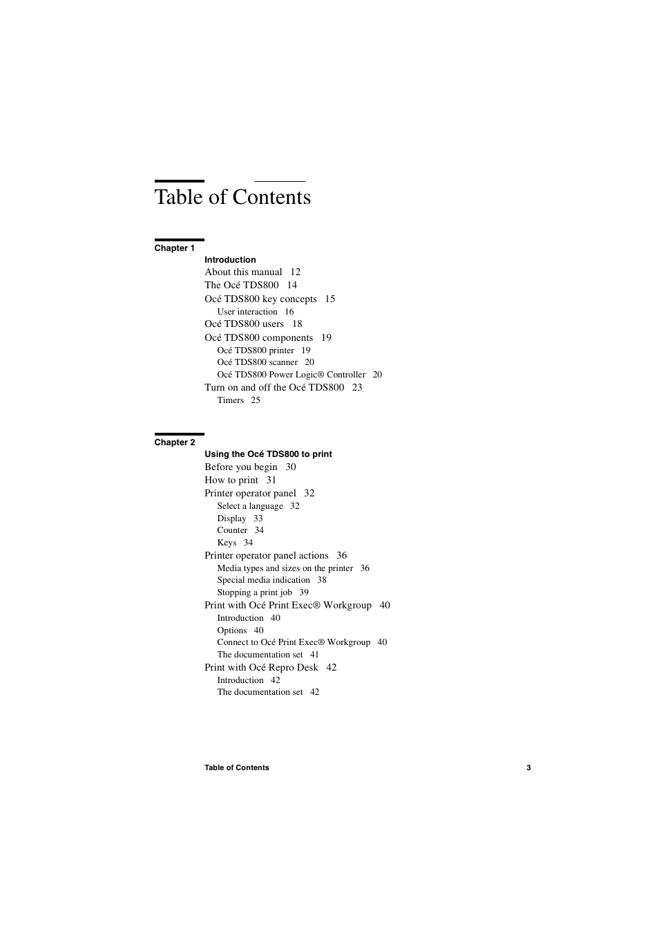 IBM Oce TDS800 User Manual | Page 3 / 281