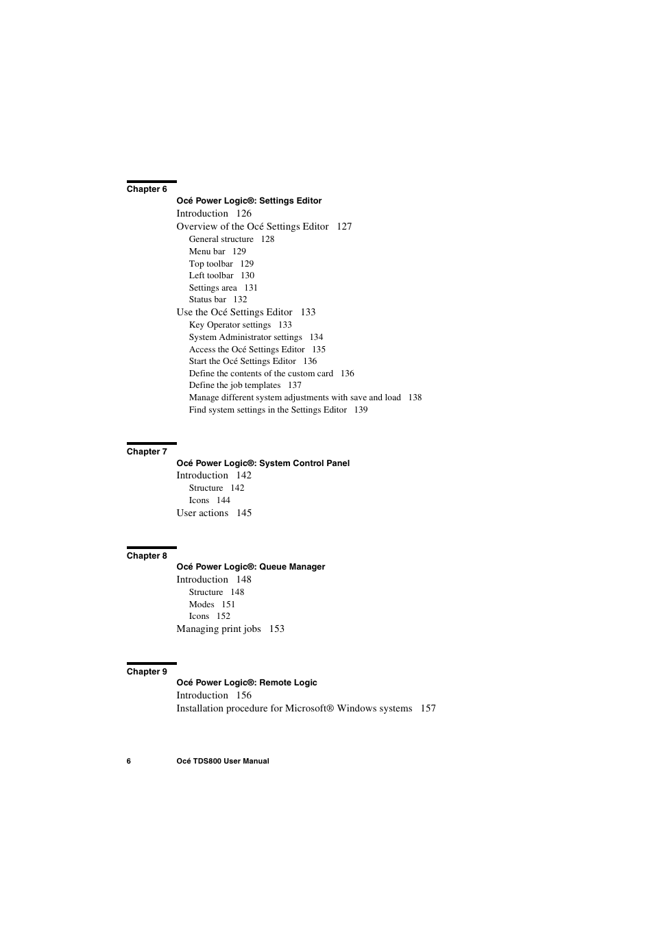 IBM Oce TDS800 User Manual | Page 6 / 281