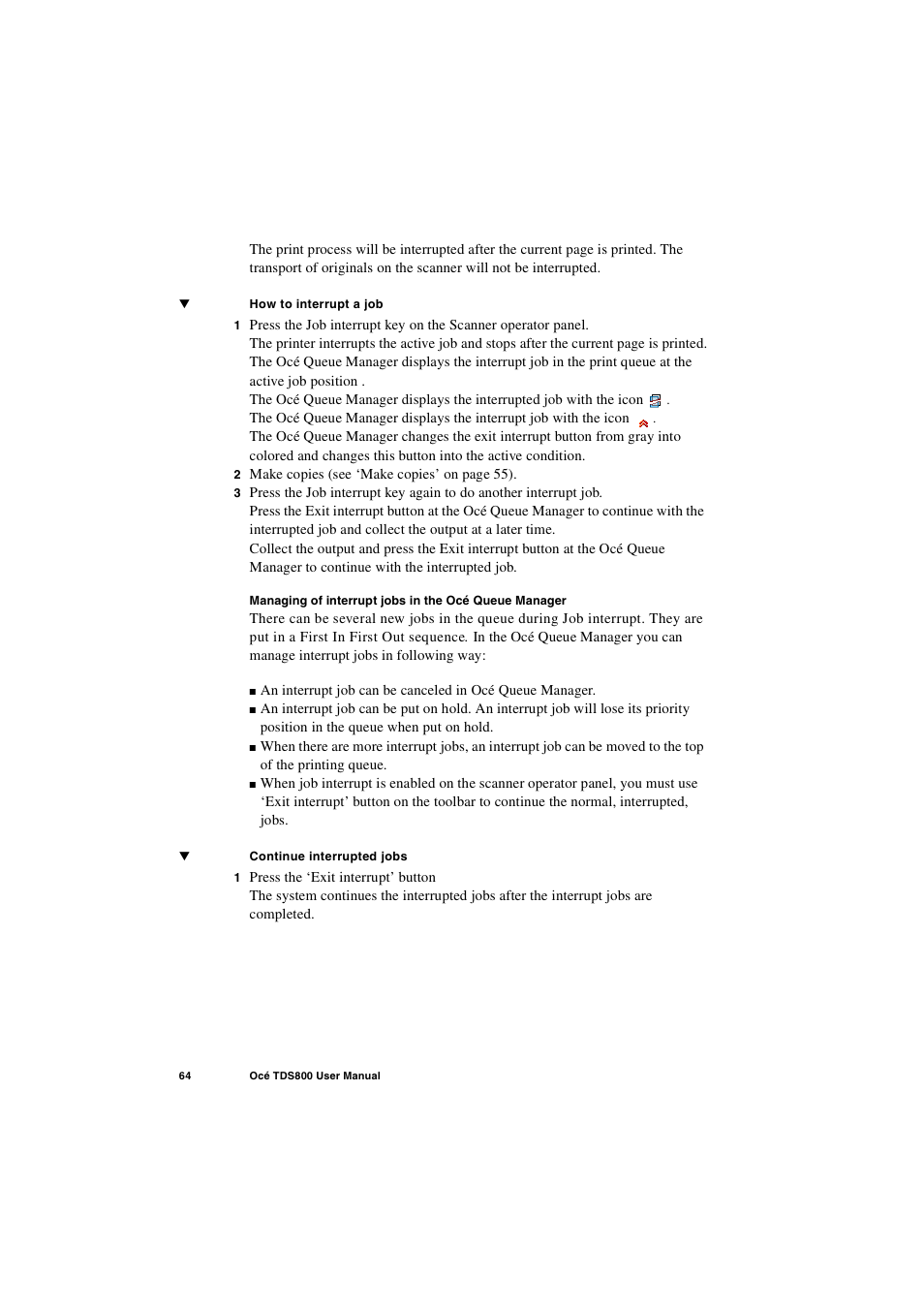 IBM Oce TDS800 User Manual | Page 64 / 281