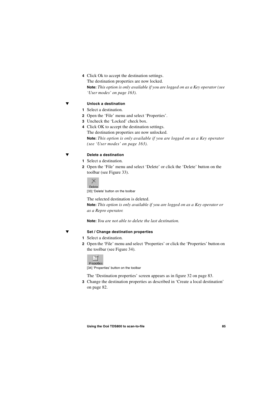 IBM Oce TDS800 User Manual | Page 85 / 281