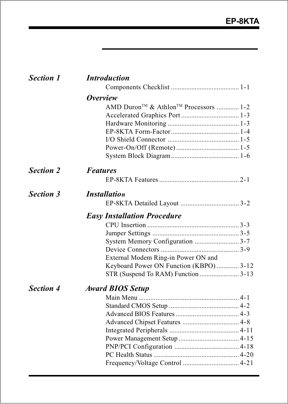 IBM EP-8KTA User Manual | Page 2 / 73