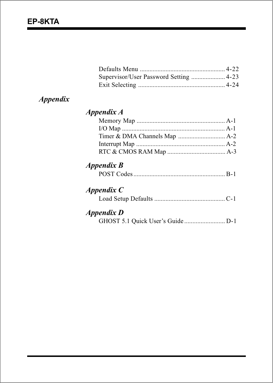 IBM EP-8KTA User Manual | Page 3 / 73
