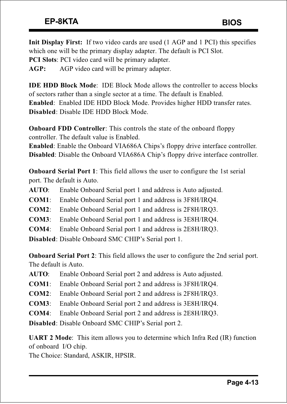 Bios ep-8kta | IBM EP-8KTA User Manual | Page 39 / 73