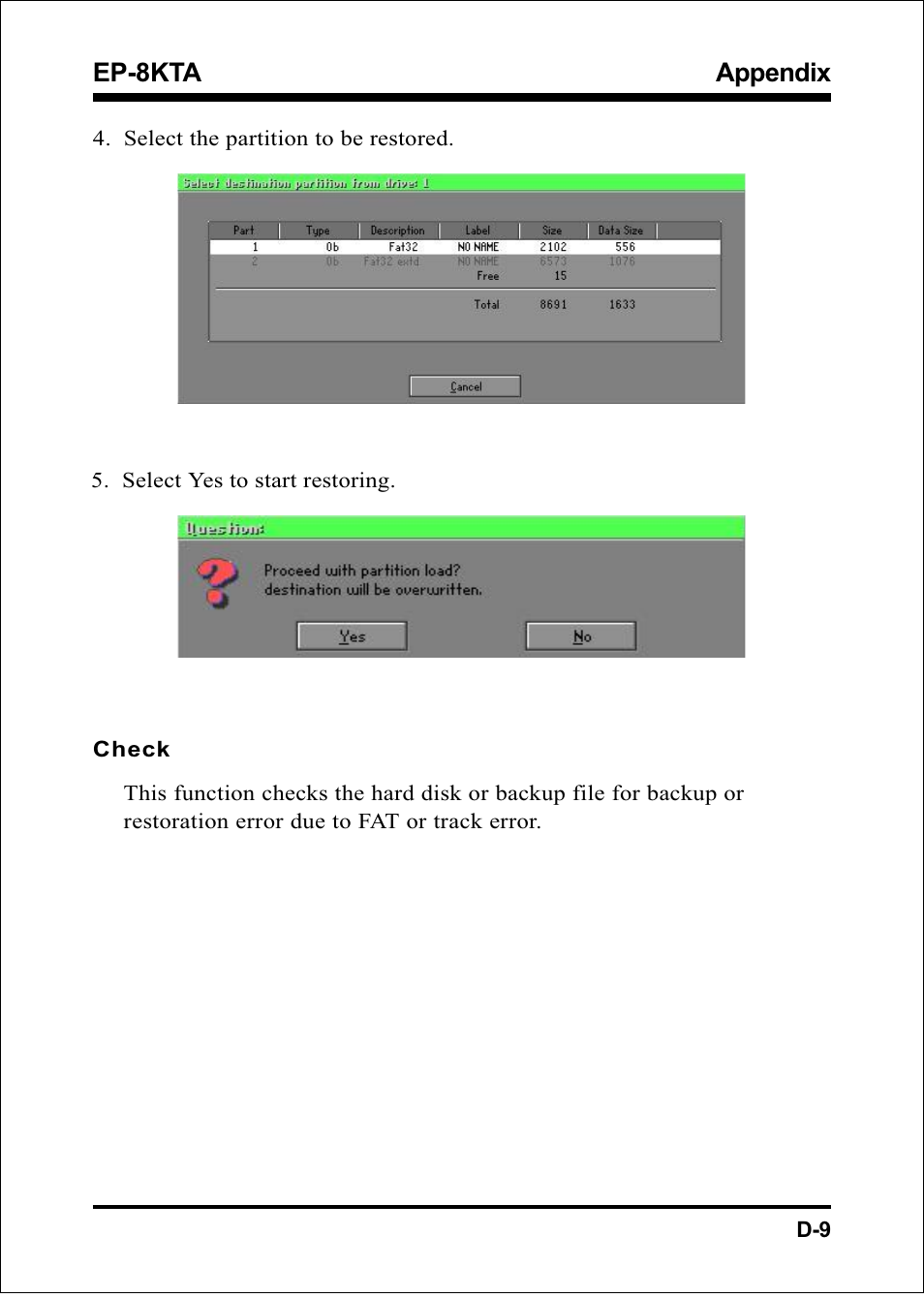 Appendix ep-8kta | IBM EP-8KTA User Manual | Page 73 / 73