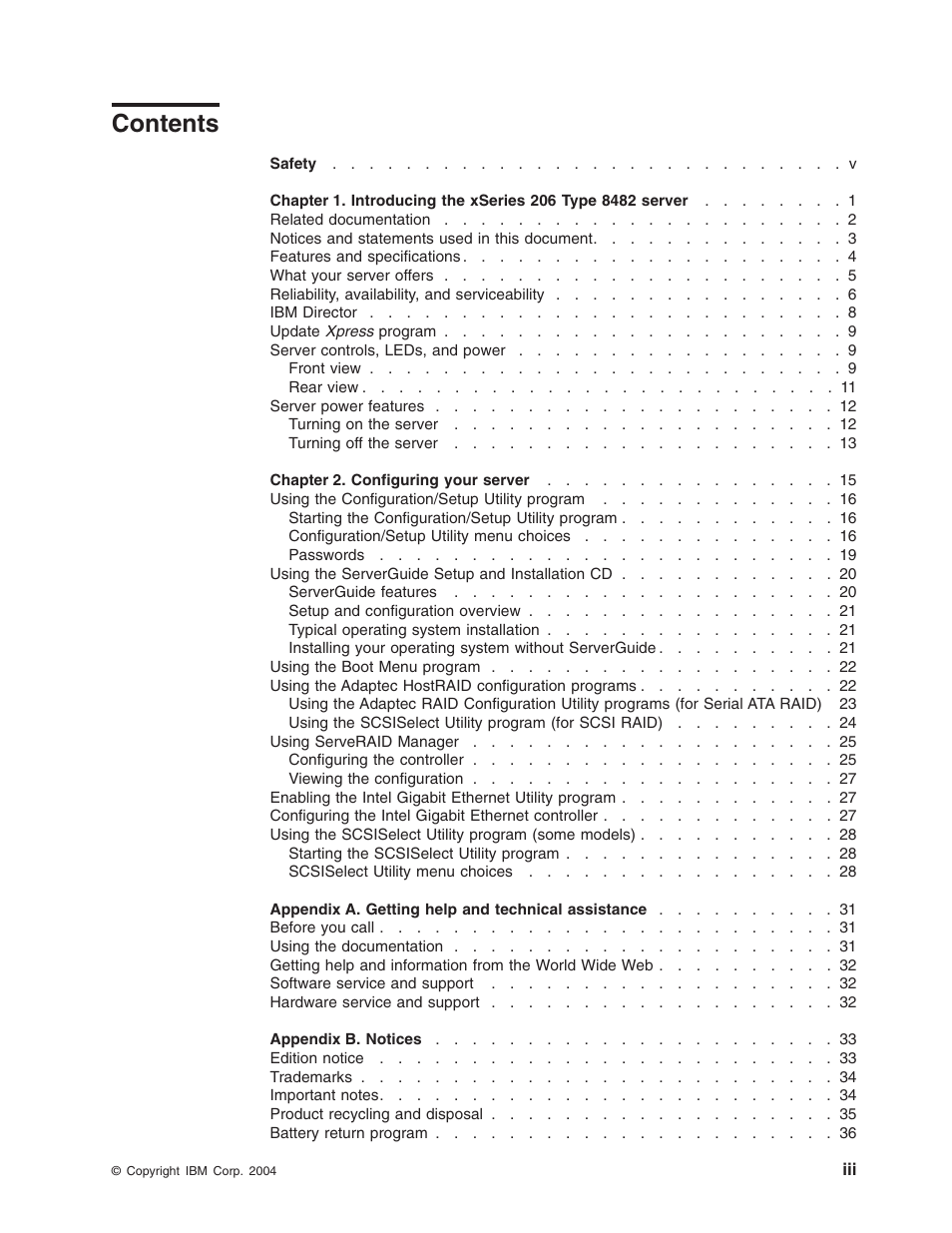 IBM 206 User Manual | Page 5 / 58