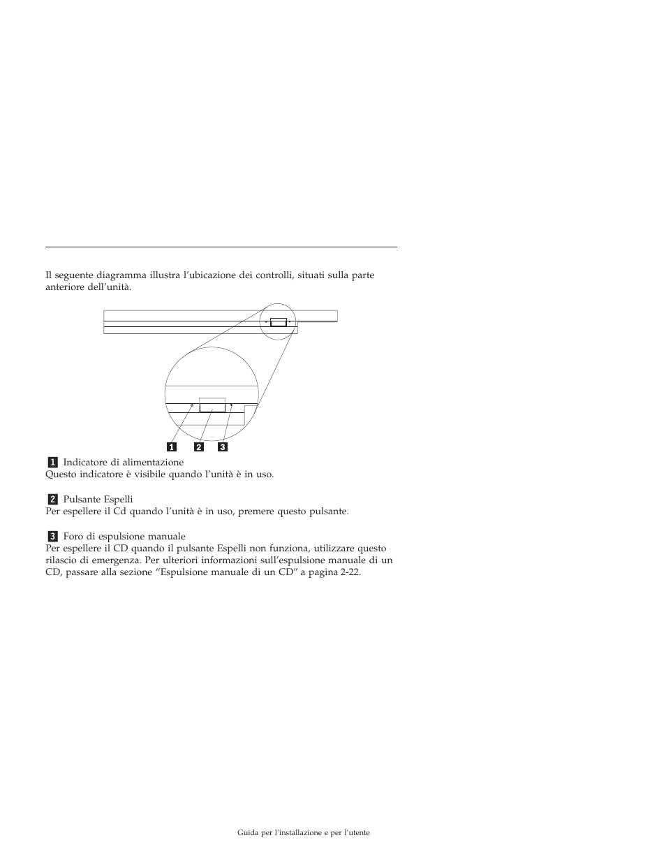 Ubicazione dei controlli dell’unità | IBM THINKPAD 2000 User Manual | Page 35 / 88