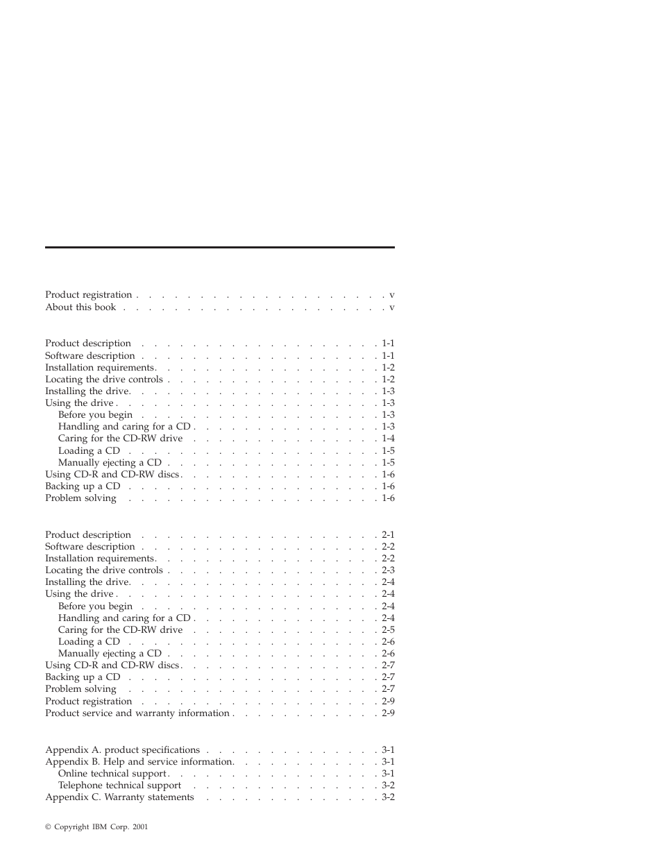 IBM THINKPAD 2000 User Manual | Page 5 / 88