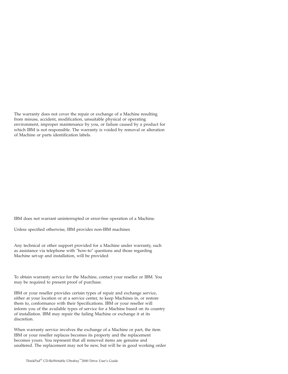 IBM THINKPAD 2000 User Manual | Page 74 / 88