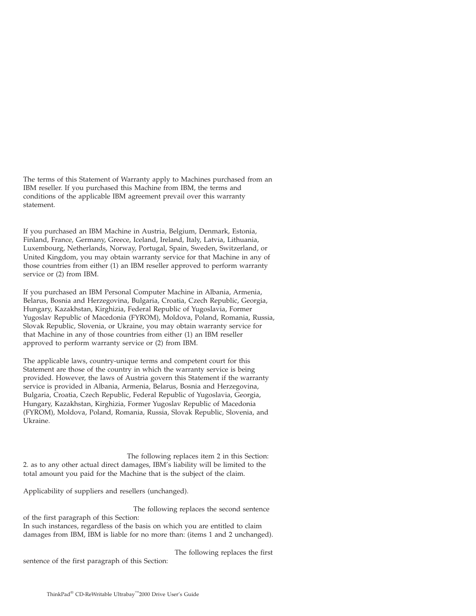 IBM THINKPAD 2000 User Manual | Page 78 / 88