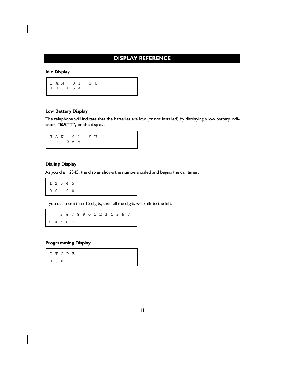 IBM 4 LINE TELEPHONE WITH CALLER ID -412CID User Manual | Page 11 / 43