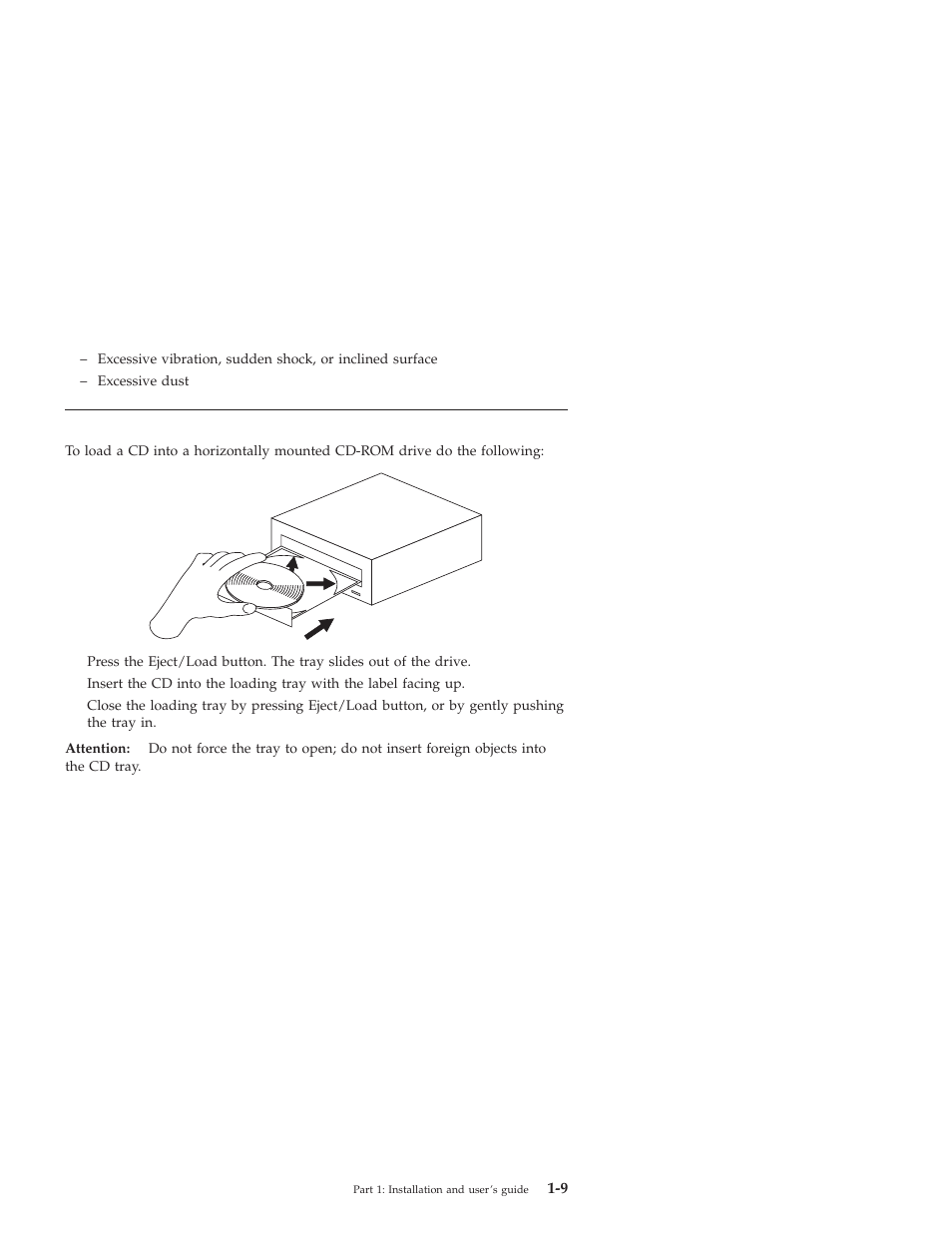 Loading a cd | IBM 48X-20X User Manual | Page 17 / 50