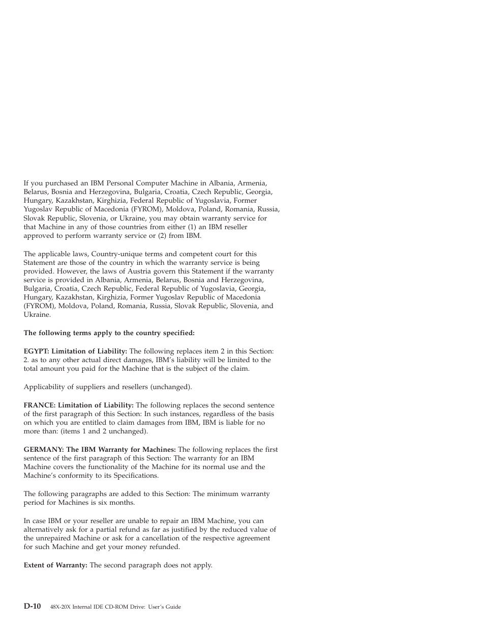IBM 48X-20X User Manual | Page 40 / 50