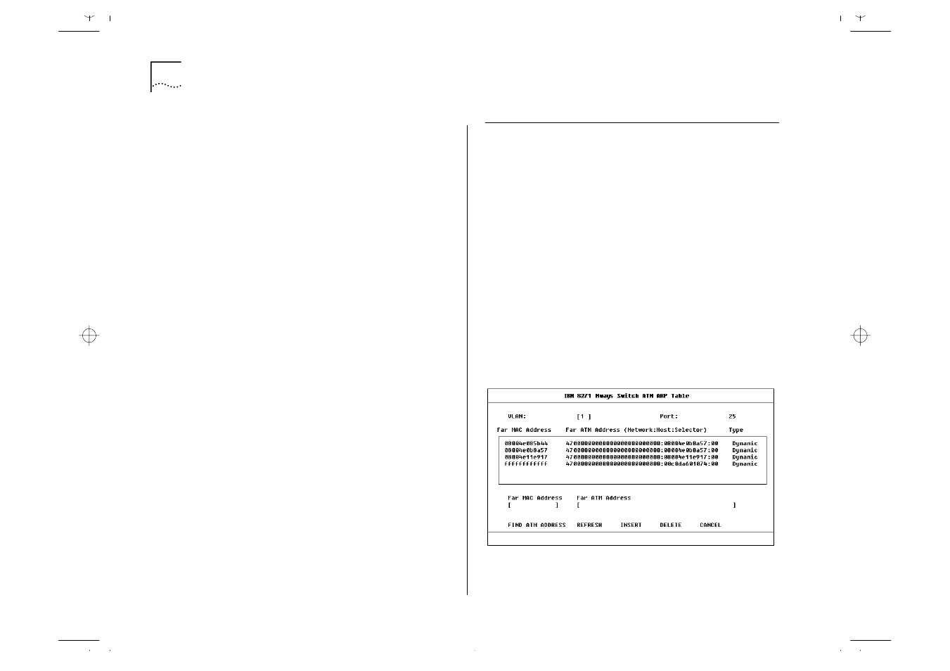 Mapping far end mac addresses, Mapping far end mac addresses 8-8 | IBM ATM OC-3c User Manual | Page 60 / 140