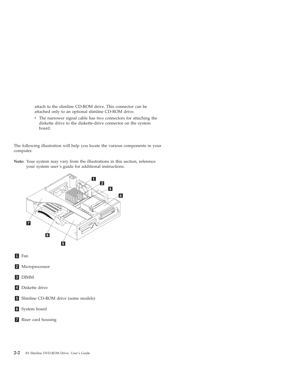 Loading components-small form factor desktop model | IBM 10K3799 User Manual | Page 18 / 54