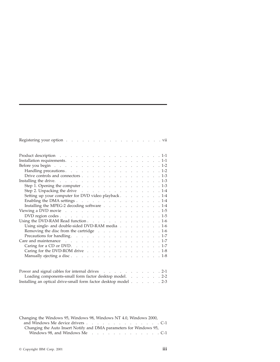 IBM 10K3799 User Manual | Page 3 / 54
