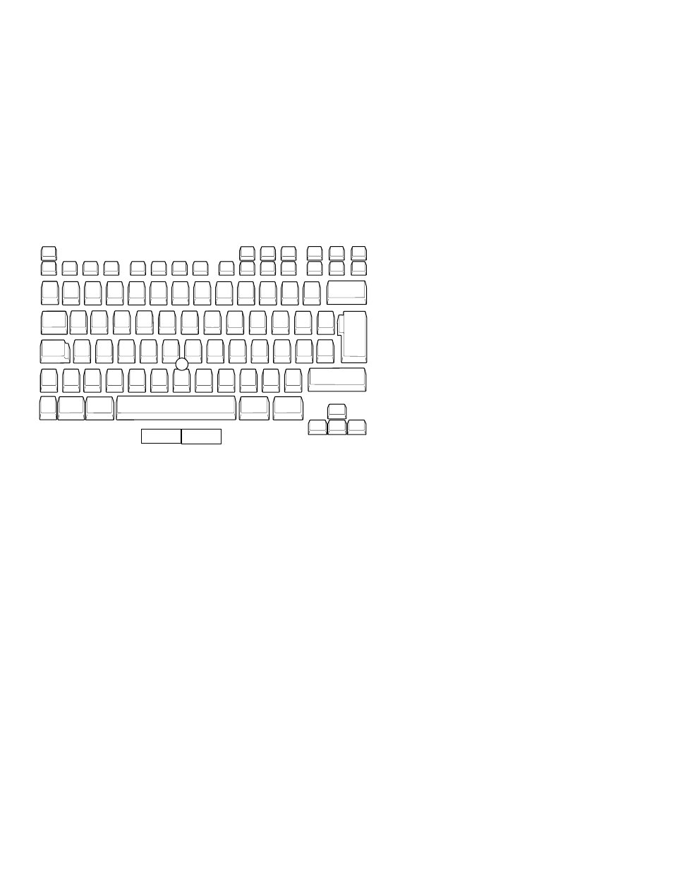 Keyboard id, Figure 2-4. key numbers for the 85-key keyboard | IBM 560 User Manual | Page 28 / 136