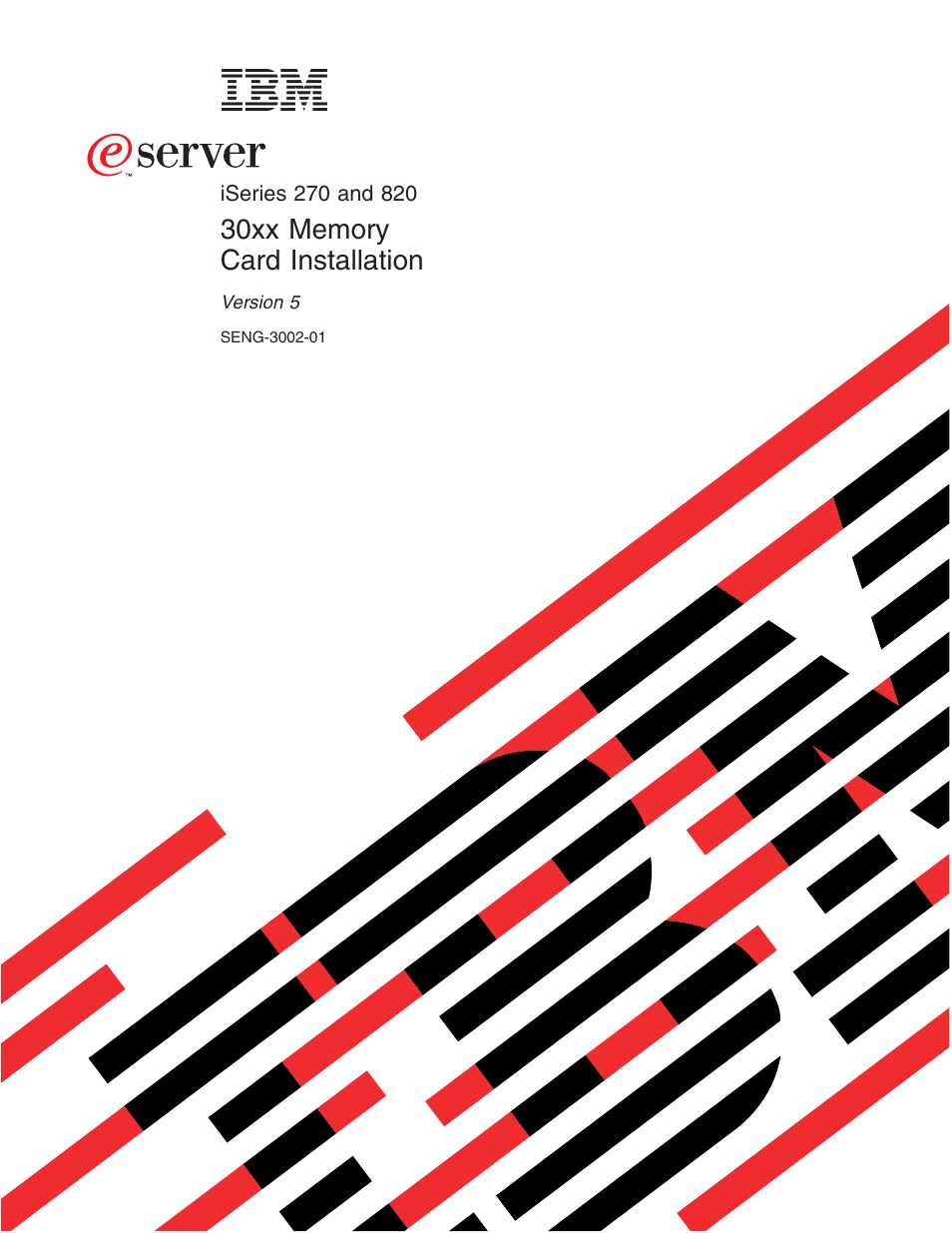 IBM iSeries 270 and 820 SENG-3002-01 User Manual | 30 pages