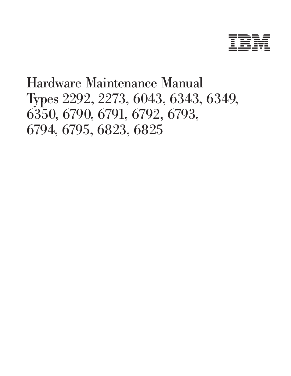 IBM 2292 User Manual | 230 pages