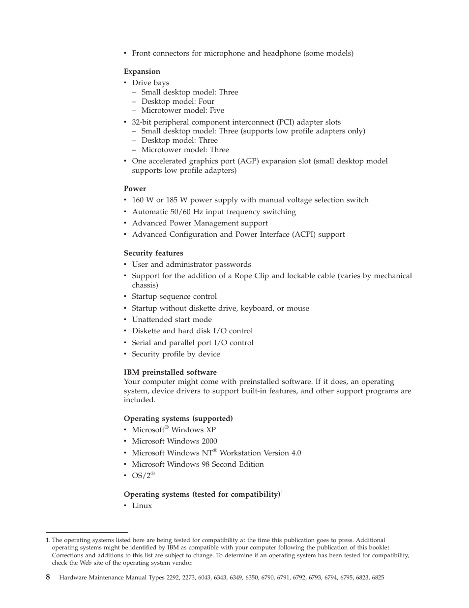 IBM 2292 User Manual | Page 14 / 230