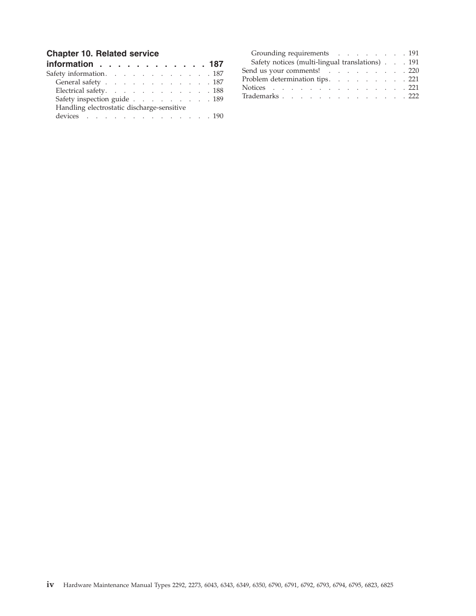 IBM 2292 User Manual | Page 6 / 230