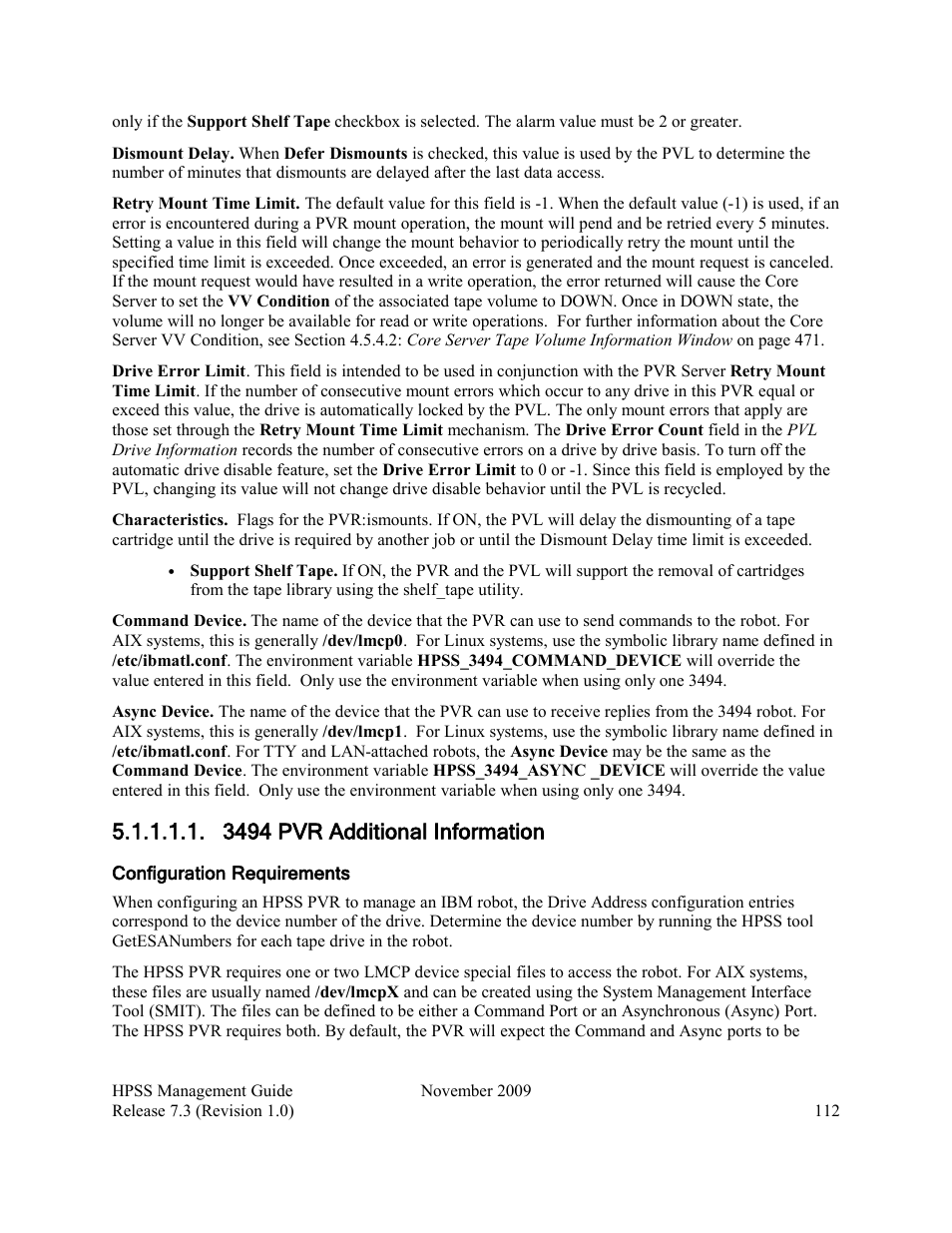 3494 pvr additional information | IBM RELEASE 7.3 User Manual | Page 112 / 388