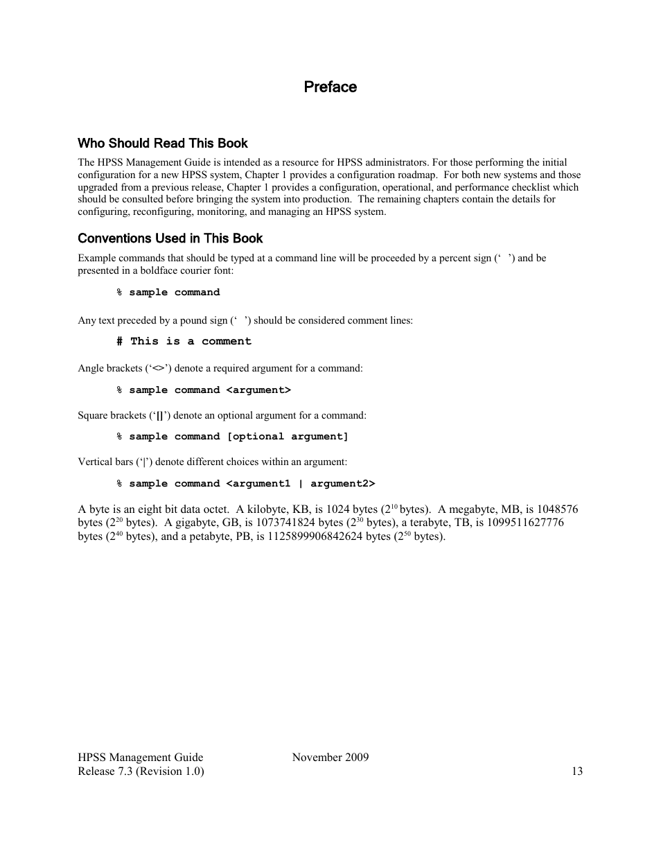 Preface | IBM RELEASE 7.3 User Manual | Page 13 / 388