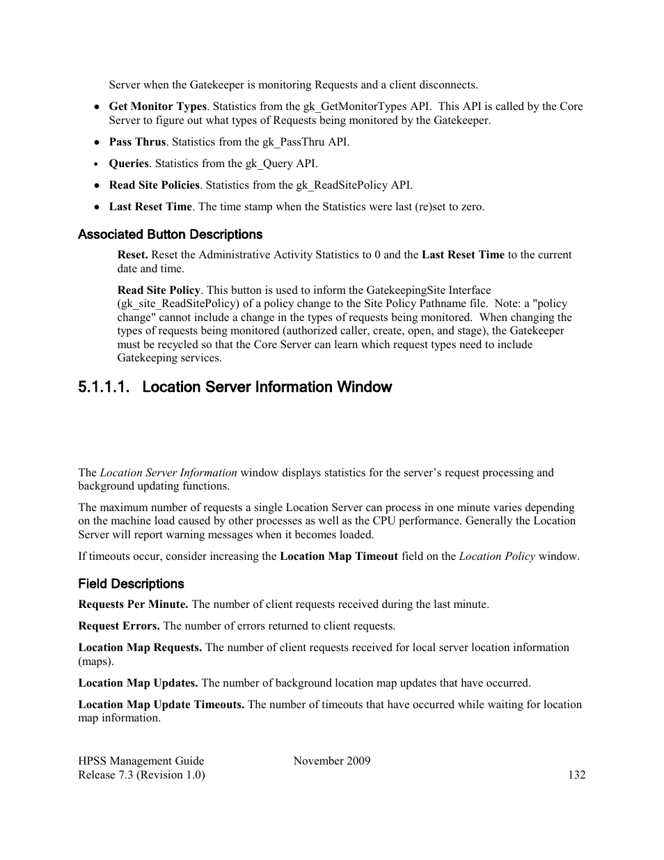 Location server information window | IBM RELEASE 7.3 User Manual | Page 132 / 388