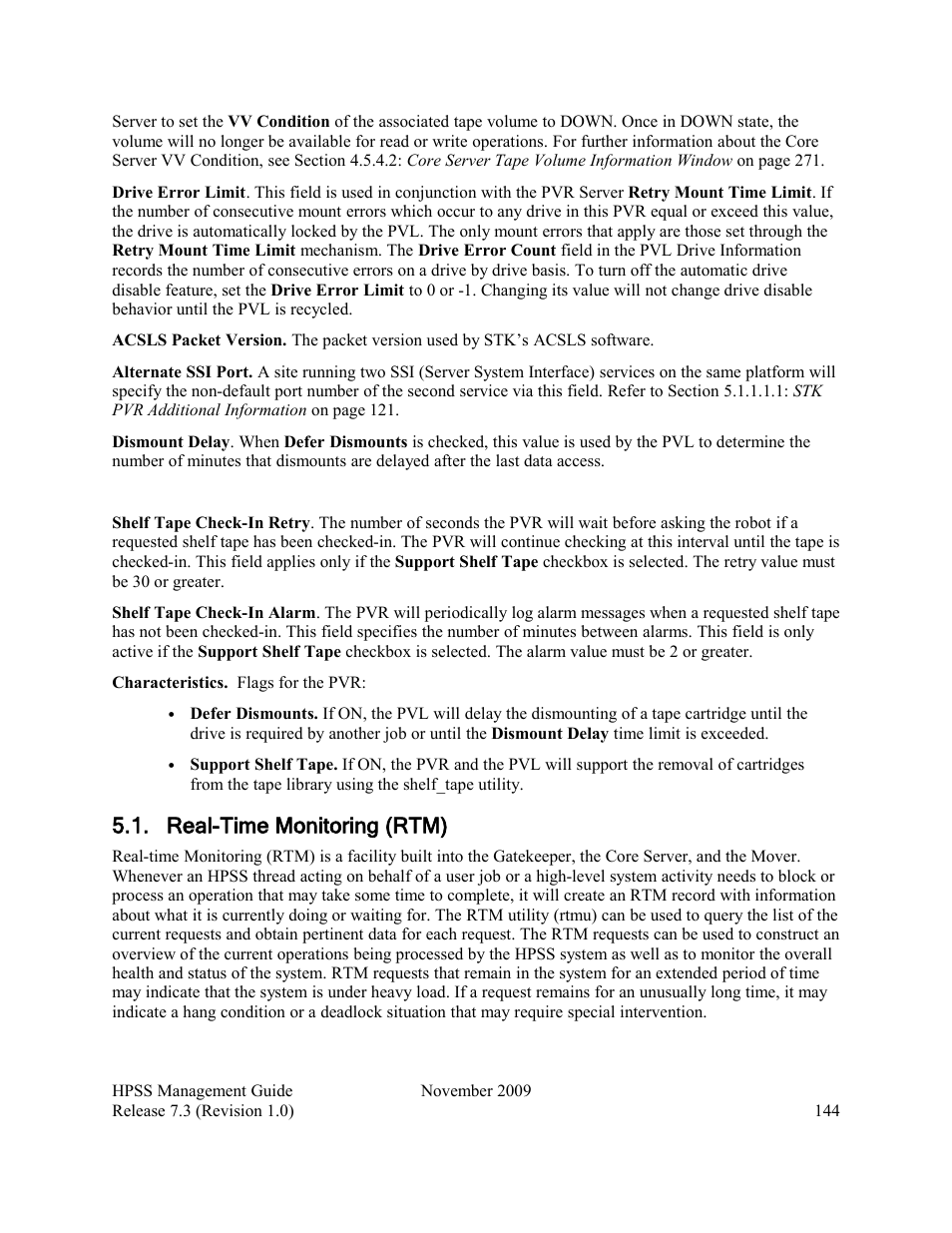 Real-time monitoring (rtm) | IBM RELEASE 7.3 User Manual | Page 144 / 388