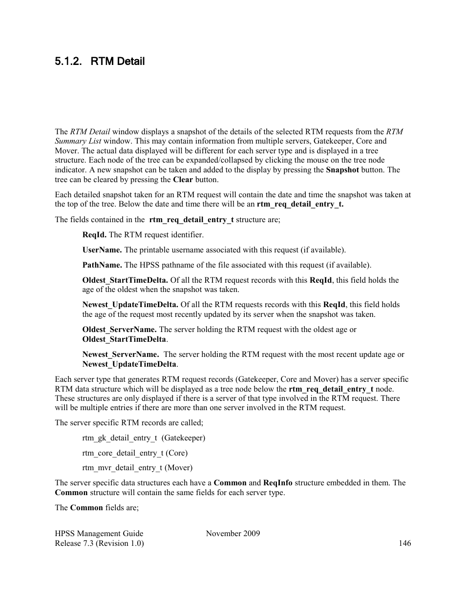 Rtm detail | IBM RELEASE 7.3 User Manual | Page 146 / 388