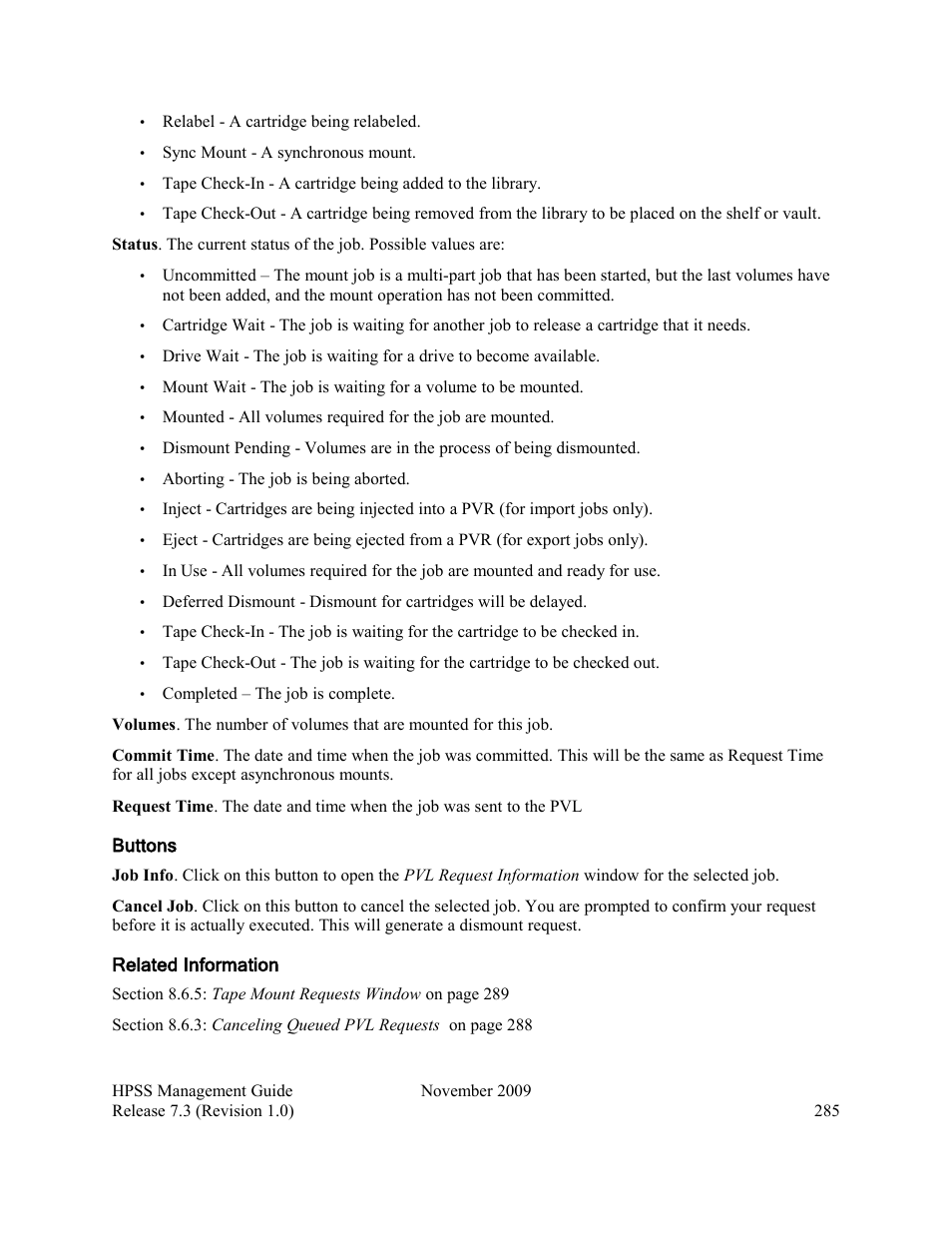 IBM RELEASE 7.3 User Manual | Page 285 / 388
