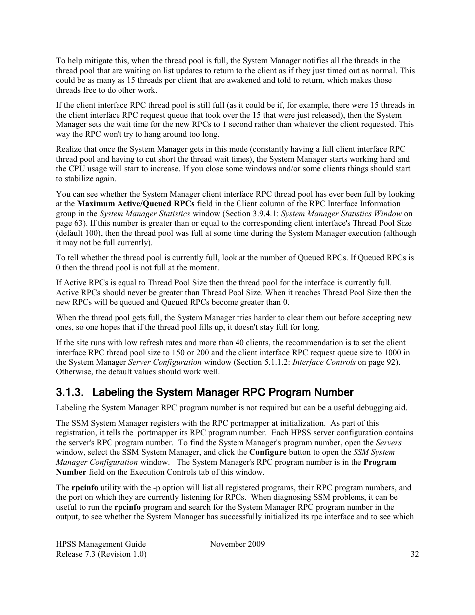 Labeling the system manager rpc program number | IBM RELEASE 7.3 User Manual | Page 32 / 388