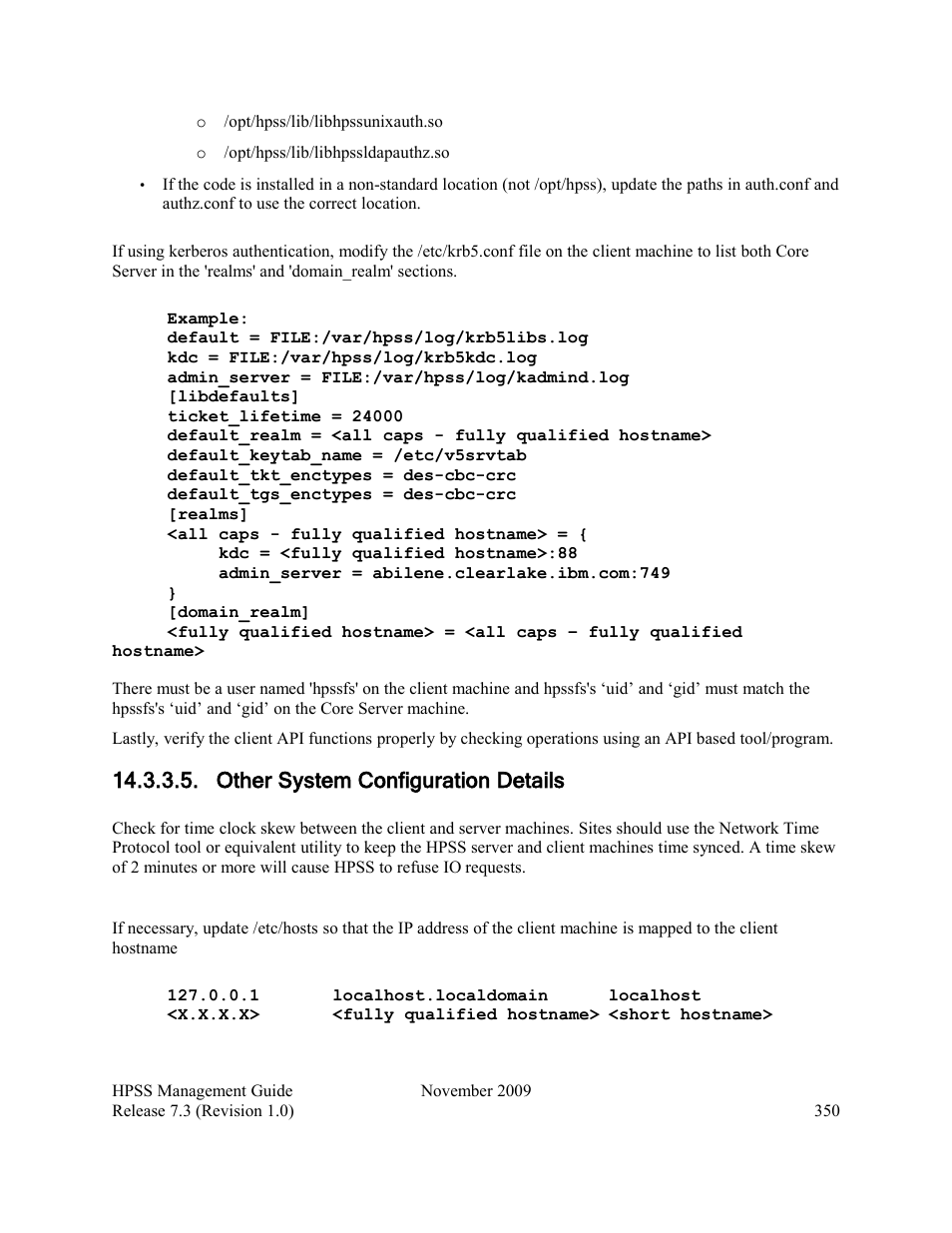 Other system configuration details | IBM RELEASE 7.3 User Manual | Page 350 / 388
